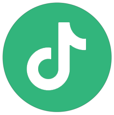 Green TikTok Logo.